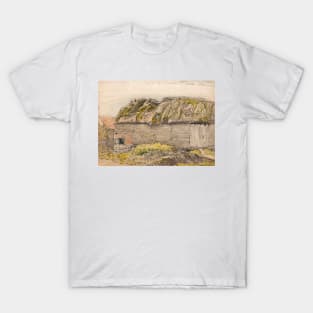 A Barn with a Mossy Roof, Shoreham by Samuel Palmer T-Shirt